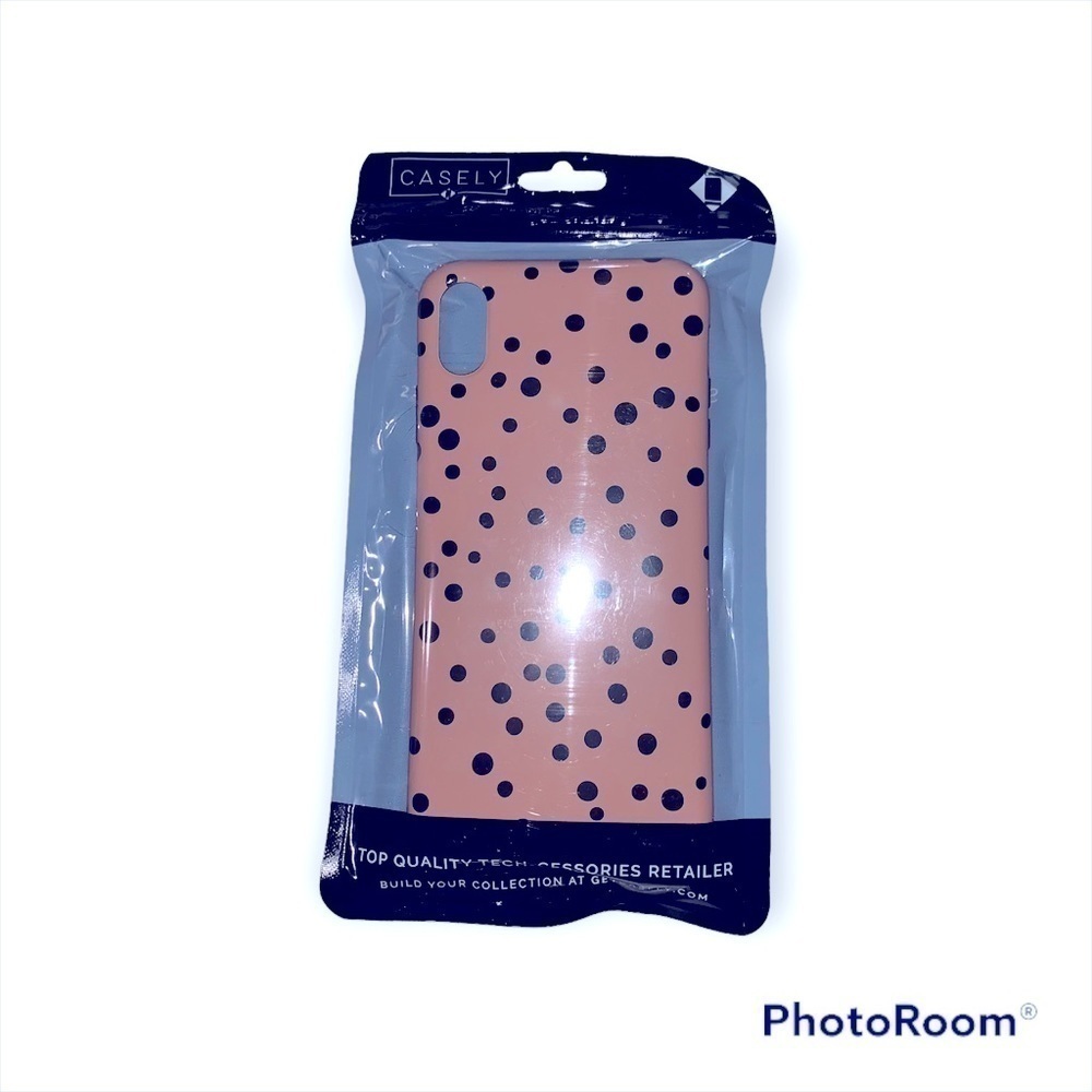Casely iPhone XS Max Polka Dot Case